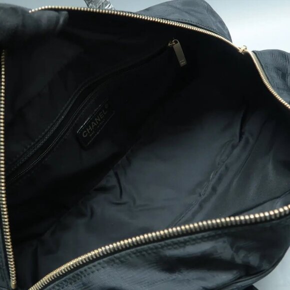 100% Authentic CHANEL Black Cloth Tote 778-112124 - Picture 8 of 12